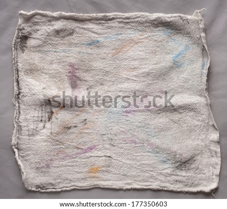 Stained canvas background texture, support for artistic drawing and sketching tools.