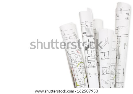 House building, building plans