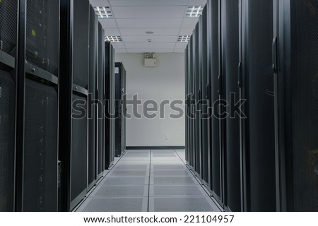 Server farm in data center
