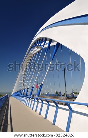The new bridge. Bratislava. Slavakia