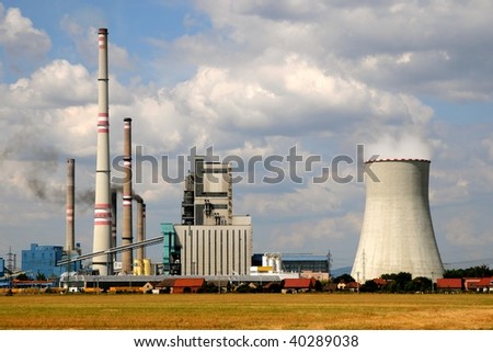 stock photo : Thermal power