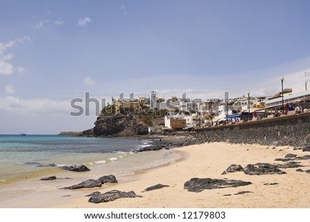 famous beaches in spain. Jable Beach (Fuerteventura