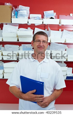 Red Wall Shelves