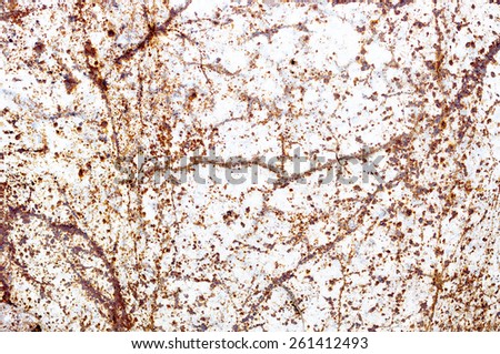 Rust on metal abstract background