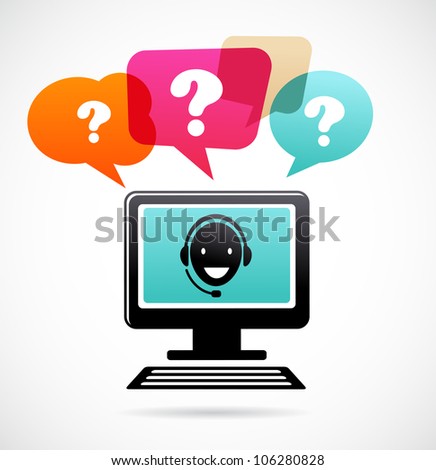 customer support with headphones customer support with headphones