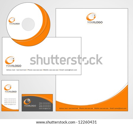 Company Letterhead Template on Abstract Black Business Card Abstract Business Card Find Similar