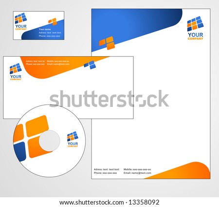 Letterhead  Logo Design on Stock Vector Business Letterhead Templates Design Vector   Re