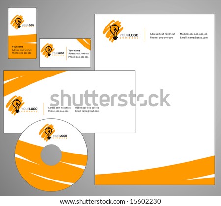 Letterhead Templates Free on Letterhead Template Design   Vector   15602230   Shutterstock