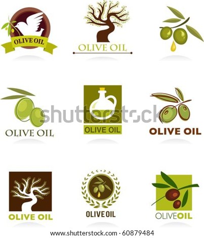 Collections of olive icons Collections of olive icons