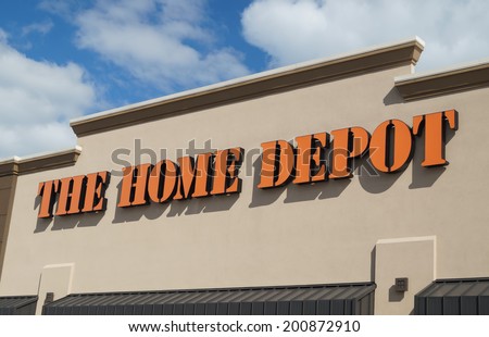 CONCORDVILLE, PENNSYLVANIA - June 14, 2014: The Home Depot store entrance sign. The Home Depot is a retailer of home improvement and construction products and services.