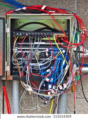 Where is the wiring diagram? This box has many more video/audio wires than the conduits can handle.