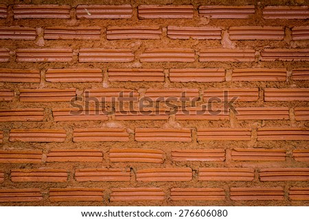 Strong light, brick abstract background and texture