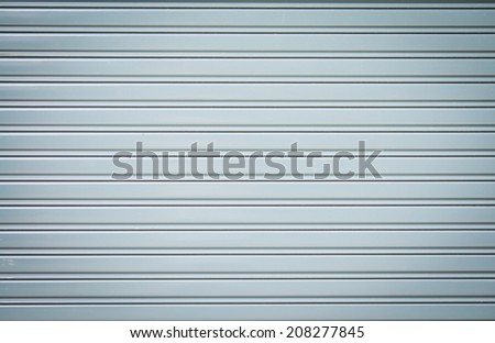 metal roller shutter door background.