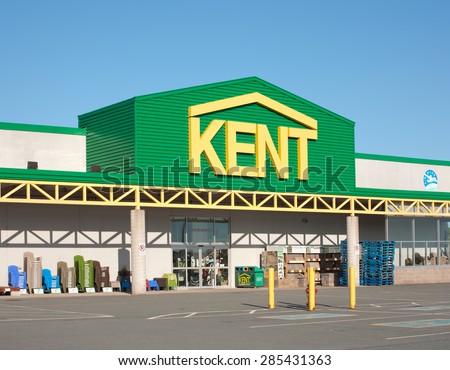 TRURO, CANADA - June 07, 2015: Kent Building Supplies is a home improvement retailer with outlets in the Canadian provinces of NB, NS, PEI and Nl. Kent Building Supplies is owned by J.D. Irving Ltd.