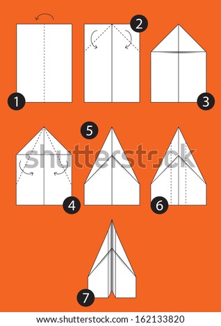 How to make origami paper Airplane Instructions in 7 steps How to make origami paper Airplane Instructions in 7 steps