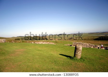 Scenery from the Roman Ruins (Hadrian’s Wall; England)