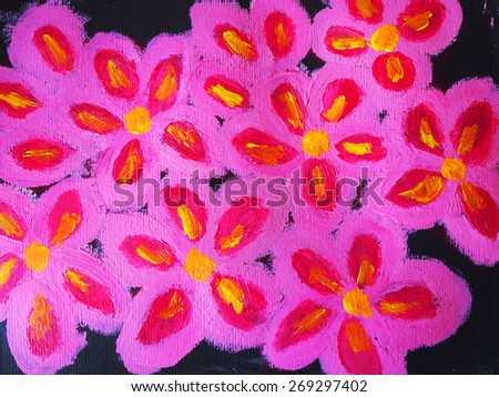 pink and black color backgrounds water color painting