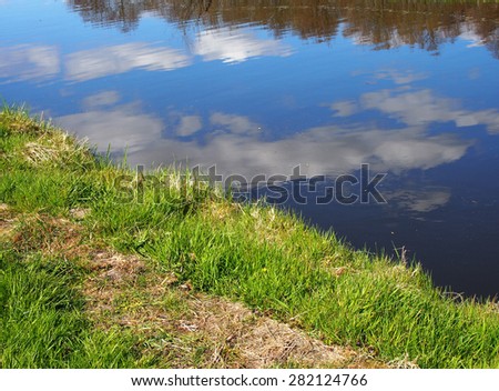 backgrounds nature water shadow blue sky