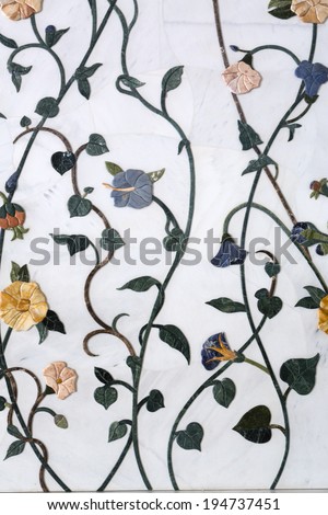 Floral design from arabian country