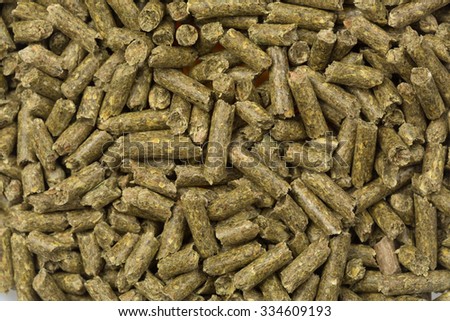 Food pellets for hamster,  rabbits, guanea pig, or mouse