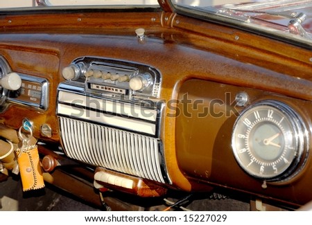 vintage car radio