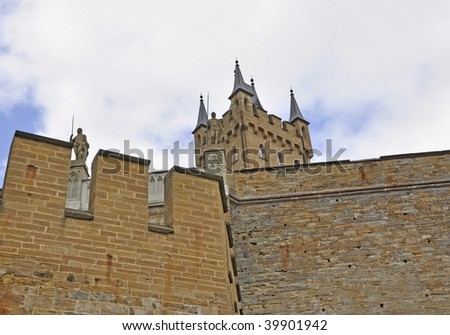 Main tower of Burg Hohenzollern Germany