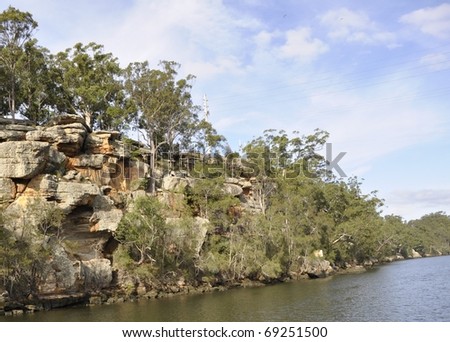 Nature along the Shoalhaven River, Nowra New South Wales Australia