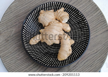 Ginger for a good health and Asian food