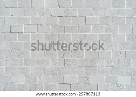 Mood board, from empty white wall of bricks