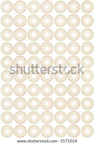 Small retro dotted circles background
