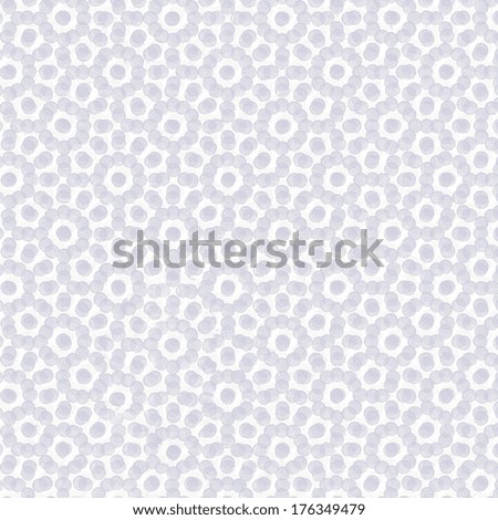 white background circle pattern daisy chain decorative motif