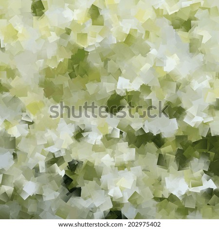 abstract background white ivory and green cubes pattern