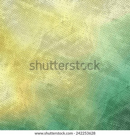 ivory and green background - grunge texture, old canvas pattern