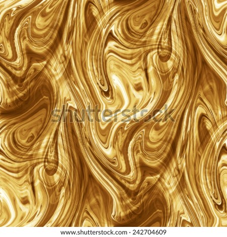 gold abstract background, many irregular swirls pattern