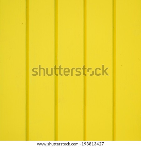 Yellow wood plank texture background