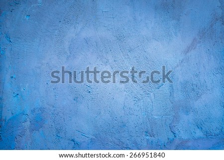 Blue concrete wall background