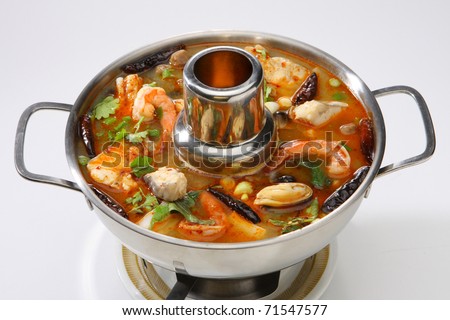 Spicy Seafood Soup with Chili Pase