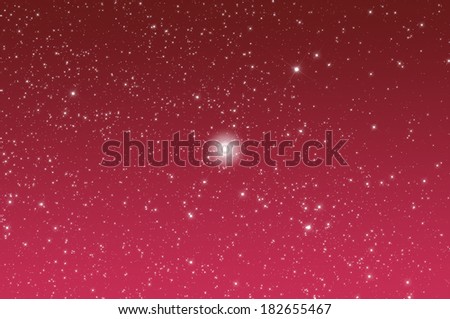 Big star-field in constellation of Swan with stars shaped spikes Big star-field in constellation of Swan with stars shaped spikes