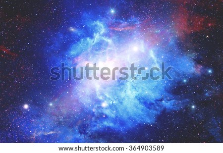 Milky way stars and star-dust in deep space / cosmos. My astronomy - composite work. No elements of NASA or other third party.