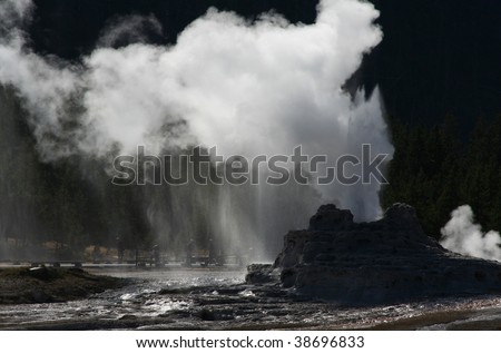 Yellowstone National Park Volcano Eruption