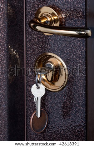 Keys with blank key ring.