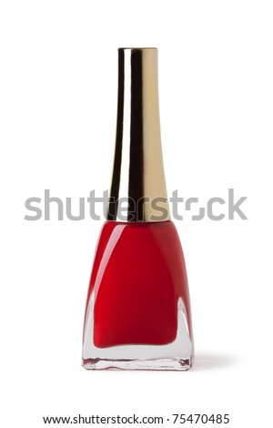 red nail polish meaning. Red Nail Polish Bottle. stock