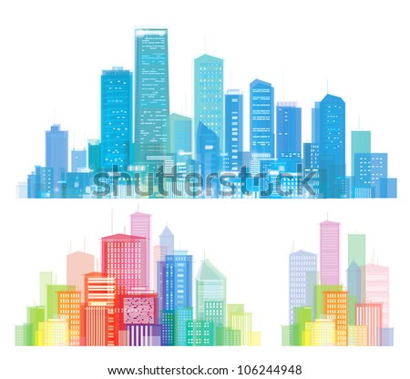 colorful skyline