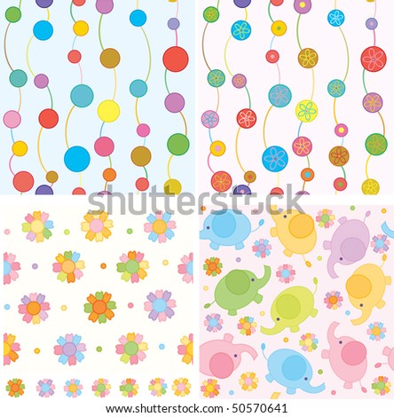 Cute Backgrounds Stock Vector Illustration 50570641 : Shutterstock