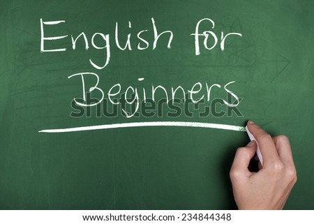 English For Beginners / English Education Learning Concept