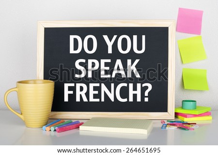 Speaking French Language