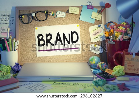 Brand Marketing Business Concept Background