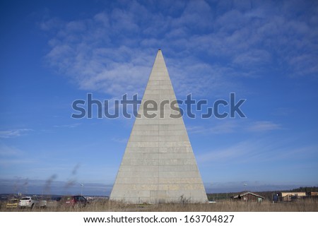 44 Meters high the golden ratio pyramid in Moscow region, Russia
