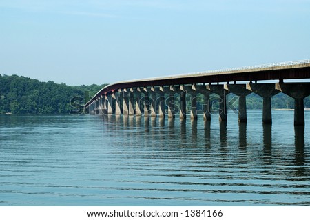 Natchez Trace Bridge over the Tennessee River in Alabama