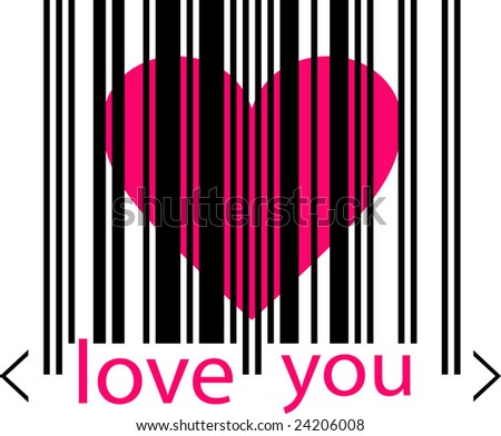 صور اجمل من الجمال ادخلو ولا تندمون ....  بنات روووووووعه  Stock-vector-emo-love-concept-pink-heart-marked-by-barcode-24206008